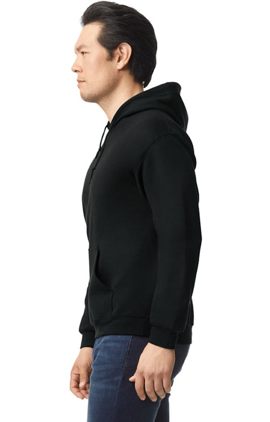 Gildan G185 - Unisex Heavy Blend™ 50/50 Hoodie - Black - Black front