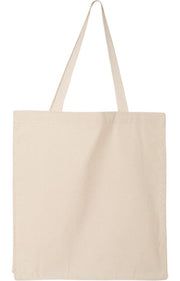 Q-Tees Q125300 - 14L Shopping Bag - Natural - Natural front