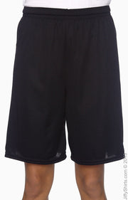 Augusta Sportswear 1420 - Unisex Training Short - Black - Black front