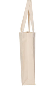 Q-Tees Q125300 - 14L Shopping Bag - Natural - Natural front