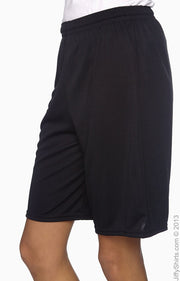 Augusta Sportswear 1420 - Unisex Training Short - Black - Black front
